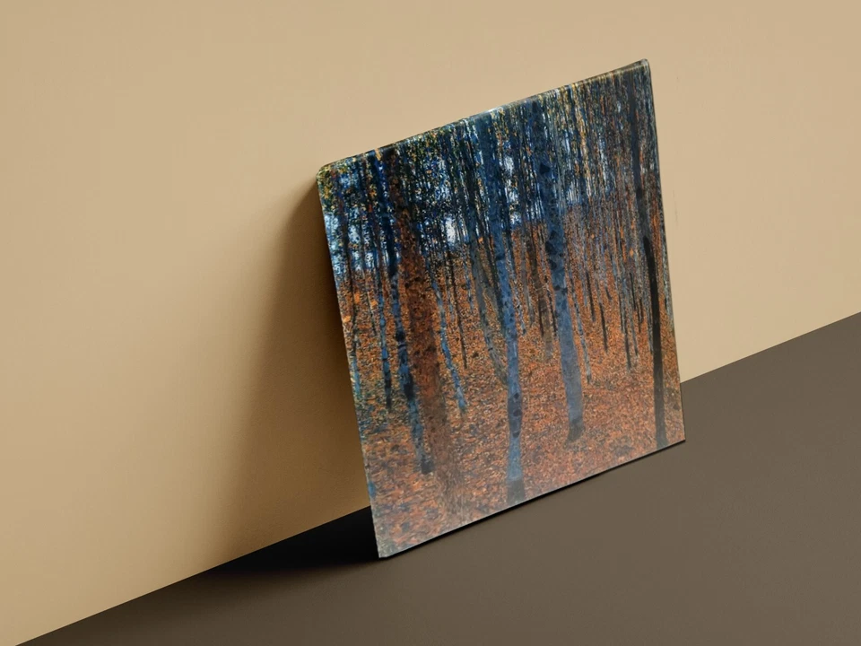 GUSTAV KLIMT EL BOSQUE DE HAYAS ART NOUVEAU ARTE IMPRESIÓN GICLEE LIENZO FINO Foto 3 de 4