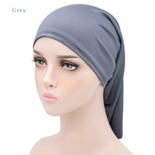 Plain Muslim Head scarf Inner Hijab Caps Islamic Underscarf Ninja Scarf hat - Picture 29 of 44
