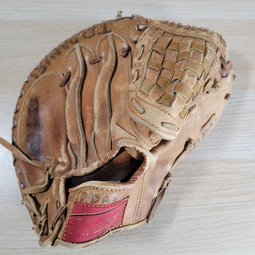 Rawlings Boog Powell CM25 Baseball Handschuh First Basemens Mitt RHT Leder USA - Bild 4 von 9