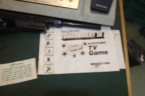 PRINZTRONIC Tournament III TV Spielekonsole mit Pistole - VINTAGE 70er RETRO - Bild 13 von 15