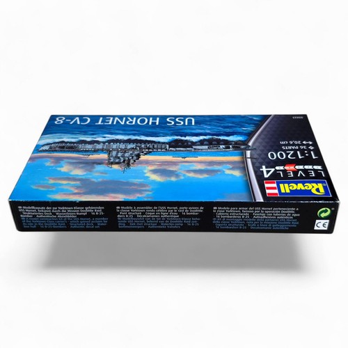 2017 Revell USS Hornet CV-8 Aircraft Carrier 1:1200 Scale Kit #05823 ☆New Sealed - Picture 9 of 11