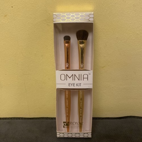 Kit de ojos Royal & Langnickel Omnia con 2 pinceles metálicos de sombra de ojos - Imagen 1 de 4