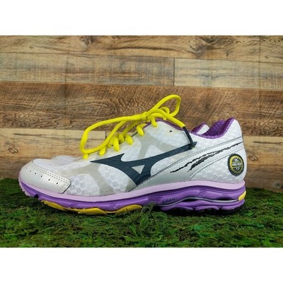 Mizuno Wave Rider 17 Women s Size 7.5 Purple Gray Running Shoes Sneakers