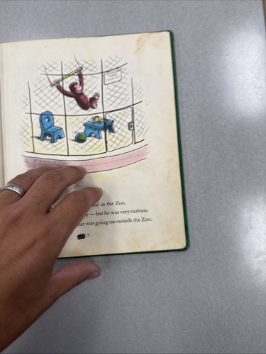 1947 Early Edition Curious George Takes A Job Book H A Rey HC Library Binding! - Bild 8 von 24