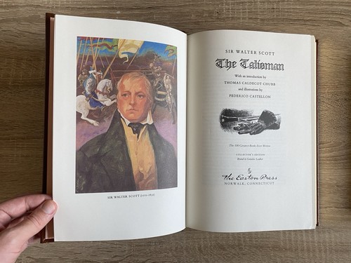 Easton Press Leatherbound Books Gulliver’s Travels & The Talisman Walter Scott - Picture 6 of 13