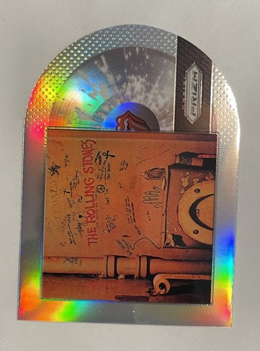 2025 Panini Prizm Rolling Stones Album Die-Cut Beggars Banquet #9 Silver Prizm
