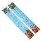 2 Pcs Christmas Decorations for outside House Xmas Front Door Porch Sign