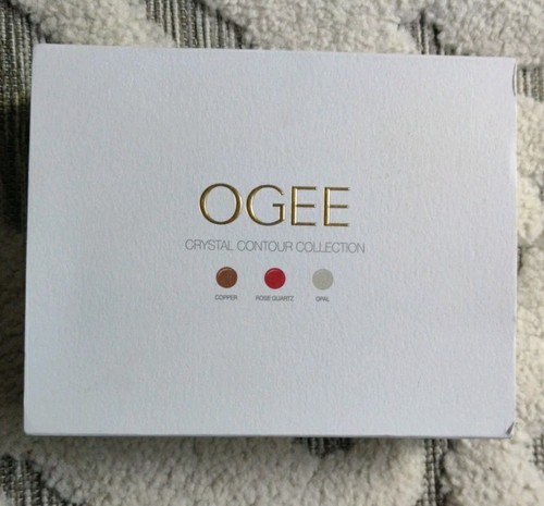 OGEE GOLDEN CONTOUR COLLECTION Kupfer, Rosenquarz & Opal 3 x 8g/0,28 Oz (S6)