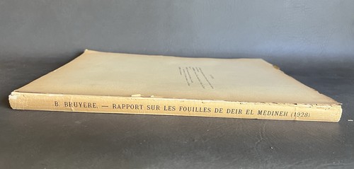 FOUILLES DEIR EL MEDINEH BERNARD BRUYÈRE 1929 Rare Egypt Archaeology Excavation - Bild 4 von 17