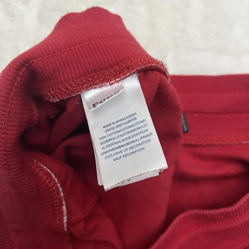 Polo Ralph Lauren Shorts Mens Medium Red Drawstring Logo Cotton Athletic Casual - Picture 12 of 13