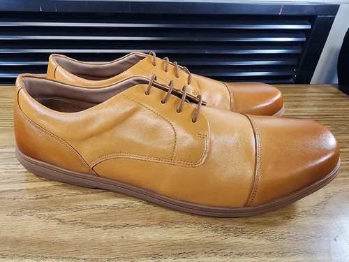 Birchbury Brenston - Barefoot Dress Shoes - Light Brown - Mens 13 - W/ Box - Picture 6 of 15