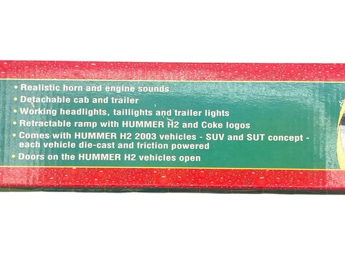 COCA-COLA 2003 Hummer Off-Road Carrier - LIMITED EDITION - NEW - Picture 6 of 7