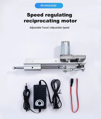 Motion Wheat with Push Motor Reciprocating Telescopic Round Trip Linear - Picture 7 of 21