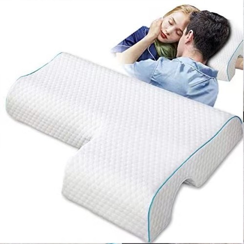 Soft Memory Foam Couple Cuddle Pillow With Arm Hole For Lovers - Picture 1 of 22