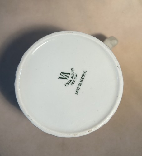 Mottaheden Vista Alegre Portugal Schwan Porzellan Kaffee/Teetasse & Untertasse - Bild 8 von 11