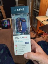 Fitbit Charge HR Wristband Activity Tracker, Large - Blue