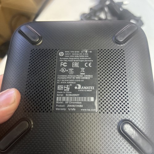 HP Chromebox G1 TPN-Q150 Intel 1,4 GHz 16 GB SSD 4 GB RAM SD Card WIFI - GESTITO - Foto 3 di 4