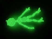 Articulated GLOW IN THE DARK Space Alien Toy Figure