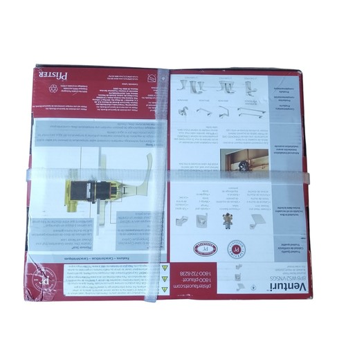 Pfister Venturi Einhand Wannen-/Duscharmatur Nickel gebürstet (Ventil inklusive) - Bild 5 von 6