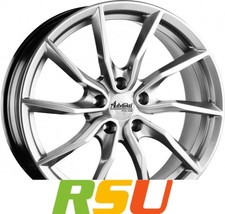 Advanti Racing Turba silver 8.5x18" ET40 LK5 114.3 ML 72.6 Alufelgen 18 Zoll