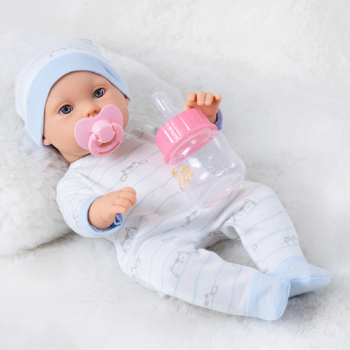 Nuevo Muñeco Bebé Renacido 30cm Muñeca Simulación Niños Goma Suave Juguete Regalo - Imagen 9 de 11