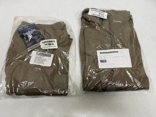 GEN III LEVEL 2 MID-WEIGHT COYOTE COLD WEATHER LARGE LONG WAFFLE DRAWER & SHIRT - Picture 1 of 15