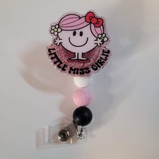 Badge Reel Little Miss Girlie