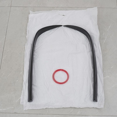 FOR LEXUS RC F RCF REAL CARBON FIBER REAR BUMPER SIDE TRIM GARNISH CANARDS 15~18 - Picture 12 of 14