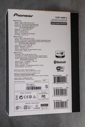 Pioneer XDP-100R-S Hi-Res Digital Audio Player 32GB Android Silver From Japan - Picture 5 of 6