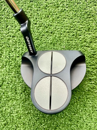 Odyssey Ai One 2 Ball CH putter 33" impugnatura pistola destrorsa mazza da golf uomo - Foto 4 di 9