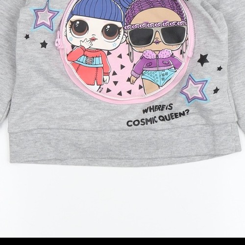 L.O.L. Surprise! Girls Grey Sweatshirt 3-4 Years | Fun Graphic Print - Picture 10 of 12