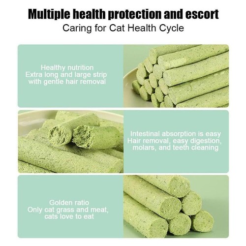 60/80pcs Cat Grass Sticks Pet Snacks Cat Food For Cats of Cat Teeth All O5M5 - Picture 8 of 12