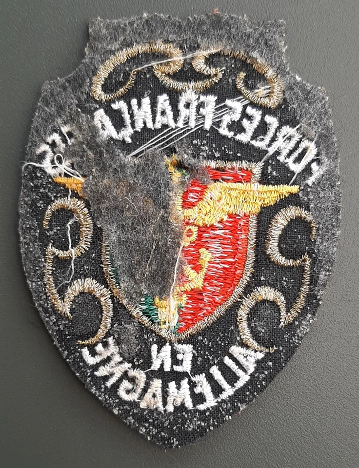 Insigne tissu FFA Forces Françaises en Allemagne 1970-80 écusson ORIGINAL patch - Photo 2/2