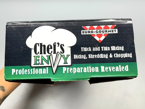 Chef's Envy Master Cut 2 Schneider doppelseitig Mandoline Julienne Würfel Zerkleinern Hacken - Bild 13 von 23