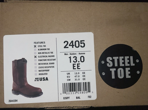 NEW In Box Red Wing #2405 Pecos Supersole Mens Size 13 EE Made in USA Steel Toe - Bild 2 von 11