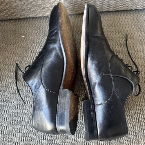 Scarpe eleganti MAGNANNI Federico Oxford da uomo taglia 9 WH nere con punta a cappuccio in pelle $298 - Foto 4 di 9
