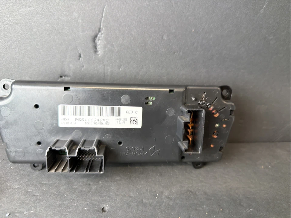 Dodge Avenger Chrysler Sebring 2007-2010 calefacción aire acondicionado control de clima P55111949AC Foto 3 de 4