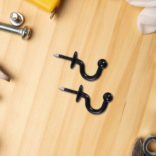 4 pezzi ganci per tende tiranti in metallo tiranti per tende tendaggi decorativi parete - Foto 11 di 12