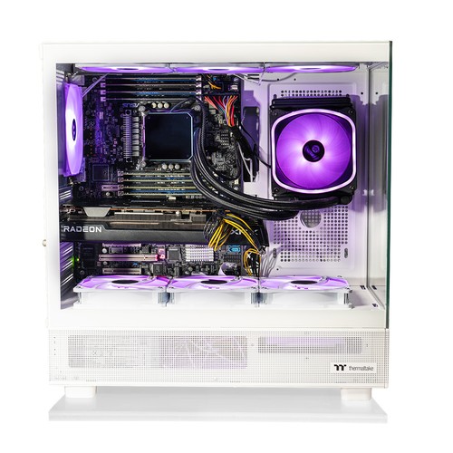 High End Gamer Gaming PC RTX 5070 Refroidissement à Eau 14x 3.30 GHZ CPU 128GB - Photo 2/11