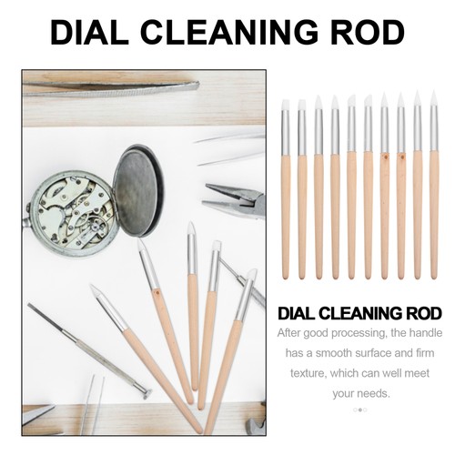 10 Pcs Cleaning Rod Watch Tool Hand Remover Tools Dial Protector - Bild 10 von 12
