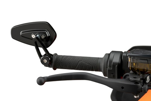 Puig Moto Motorcycle Motorbike MP2 Bar End Mirror Black - Picture 2 of 4