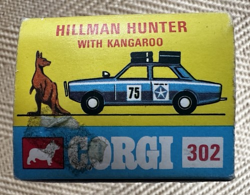 Vintage Boxed Corgi Toys 302 Hillman Hunter London to Sydney with Kangaroo - Picture 19 of 20