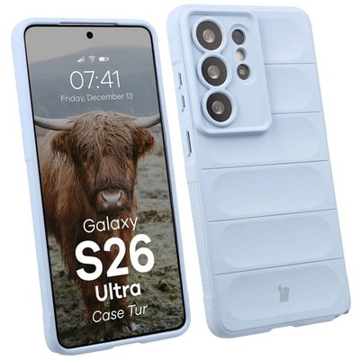 Handyhülle für Galaxy S26 Ultra Bizon Case Cover Schutzhülle Etui Hülle Hellblau