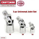 CRAFTSMAN 3 pc Universal Joint Socket Set