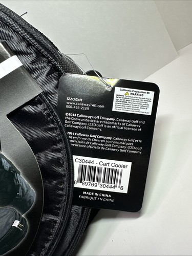 Callaway Golf Cart Cooler Borsa Isolata Pieghevole #30444 Nuova Con Etichette - Foto 3 di 9