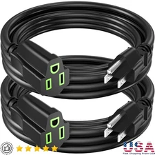 Heavy Duty 16AWG Extension Cord UL ETL Listed 3 Prong Indoor Outdoor Use