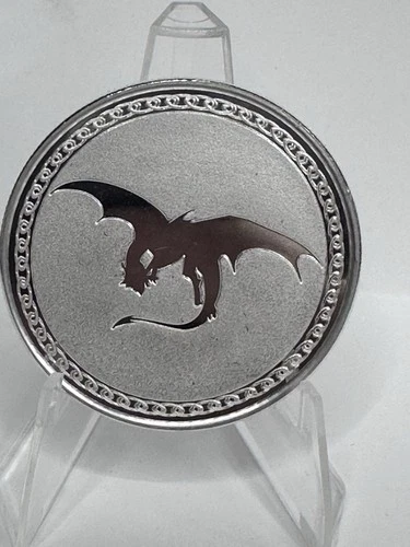 1 Troy oz Silver Dragons .999 Fine Silver Round