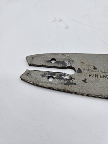 Barra de nariz sólida Mcculloch 12" 66924ZF genuina OEM pieza de repuesto Mini Mac 30 - Imagen 5 de 6