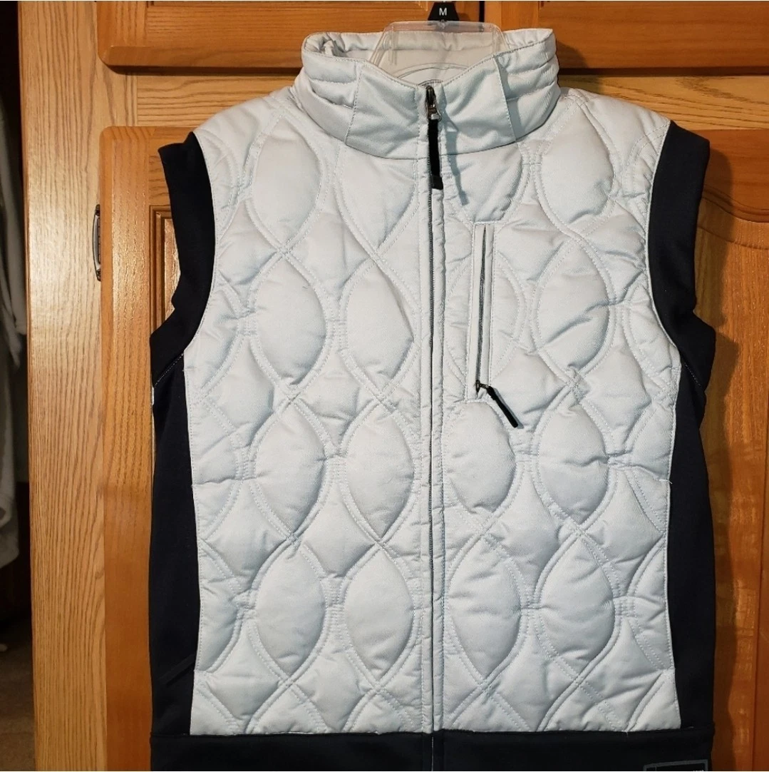 EUC VINTAGE BONFIRE SNOWBOARDING DOWN FILLED VEST VERY LIGHTLY WORN NICE!!
