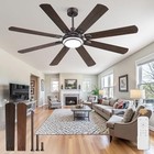 65 Inch Ceiling Fans with Lights and Remote Ceiling Fan 65 Inch 1 Oil Bronze